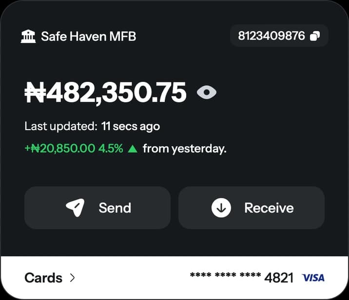 PayIQ wallet balance card
