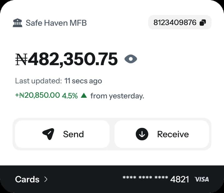 PayIQ wallet balance card